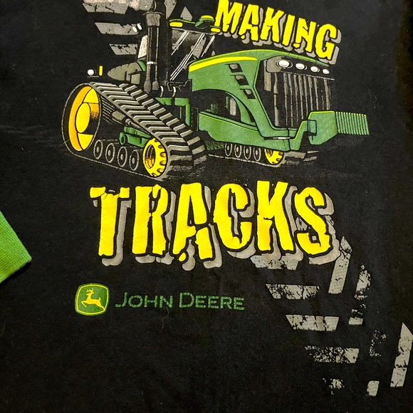 John Deere Tractor Boys Long Sleeve Shirt - Picture 2 of 3